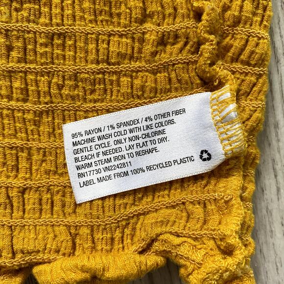 Wild Fable Sunburnt yellow crop top - Picture 7 of 7